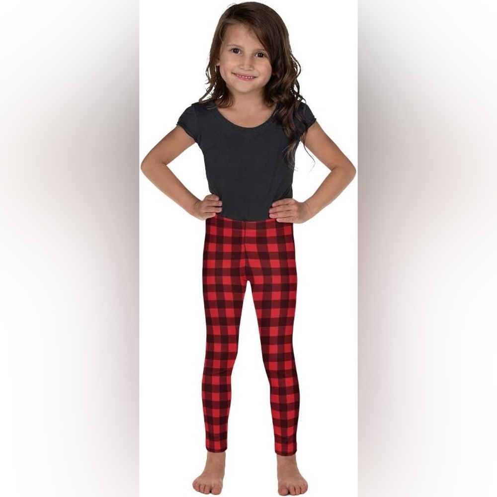 Buffalo Plaid Toddler Girl Legging